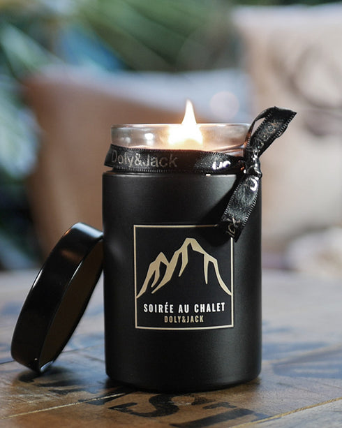 Bougie Soirée au chalet - Black édition